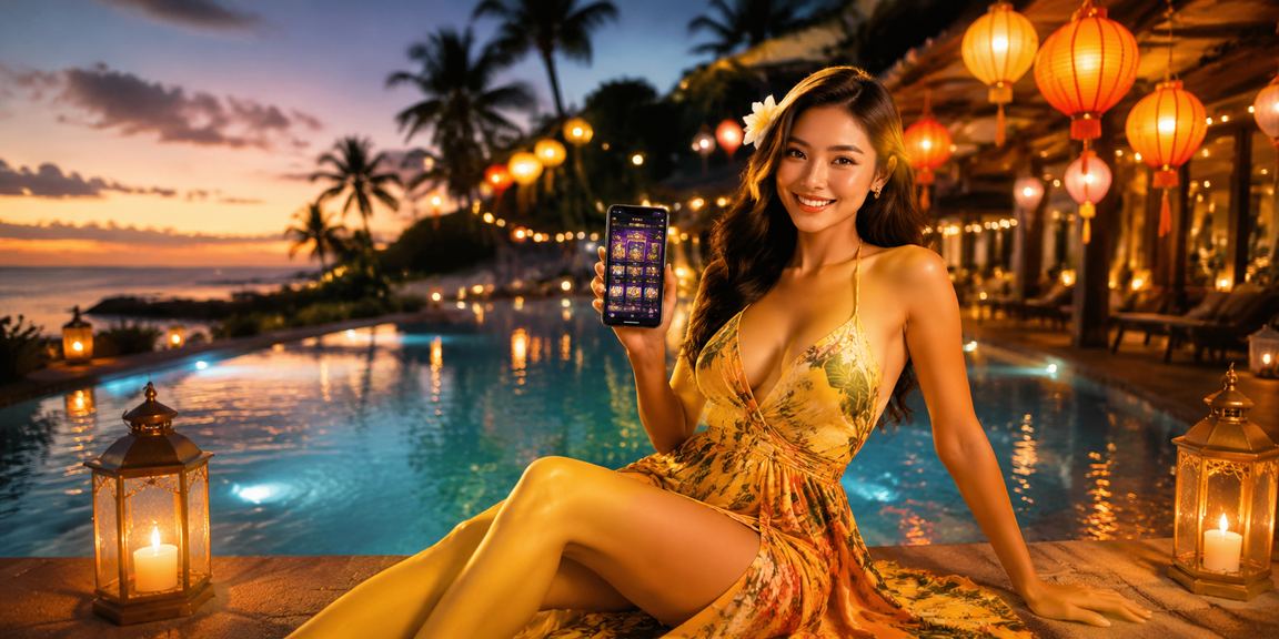 Không gian đèn lồng Hội An lung linh bên cạnh ứng dụng casino di động